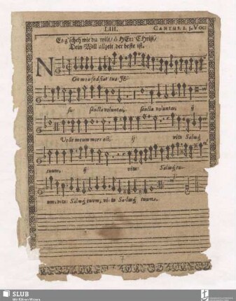 LIII. Non mea sed fiat tua Jesu sancta voluntas
