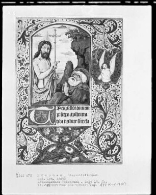 Lateinisches Gebetbuch mit französischem Kalender — Der ungläubige Thomas, Folio 198