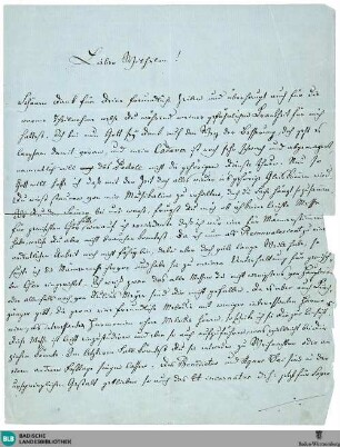 Brief von Johann Wenzel Kalliwoda an Wilhelm Kalliwoda vom 18.10.1865 - K 3170,687