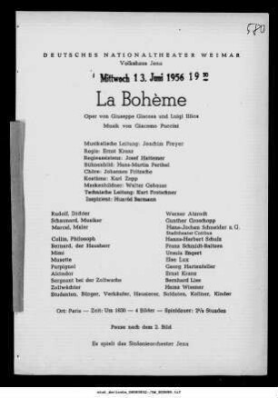 La Bohème