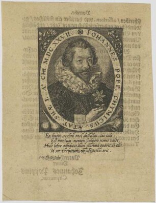 Bildnis des Iohannes Popp