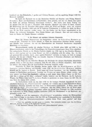 9. Die Hämmer und sonstigen kleineren Eisenwerke