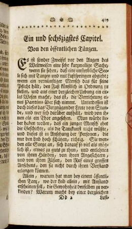 Ein und sechszigstes Capitel - Fünf und sechszigstes Capitel
