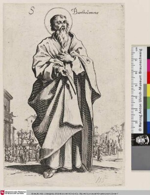 [Der heilige Bartholomäus; Saint Barthèlemy.]