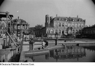 Teilansicht des Zwingers