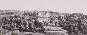 Dr. Möllers Sanatorium, Ansicht vom Weißen Hirsch aus