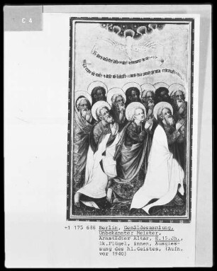 Arnstädter Altar — Die Ausgießung des heiligen Geistes