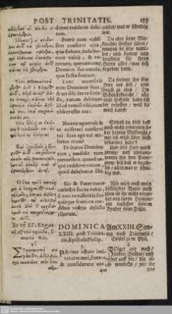 Dominica XXIII. post Trinitatis : Epistola Philip. 3