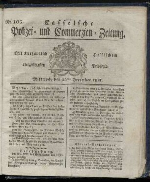 Nr. 103, Mittwoch den 26sten December. 1821