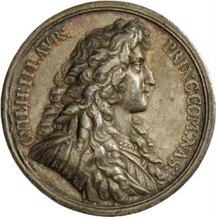 Medaille auf Wilhelm III. von Oranien und die Eintracht, 1672