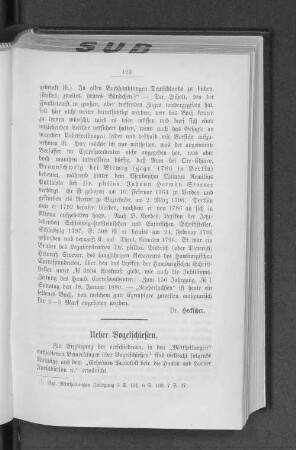 Ueber Vogelschießen.