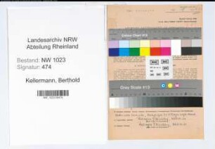 Entnazifizierung Berthold Kellermann , geb. 27.10.1909 (Zahnarzt)