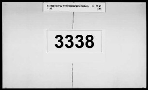 Reskripte von 1530 - 1789 (v.a. Abschriften)