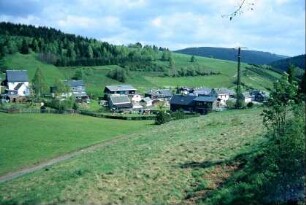 Blick auf den oberen Teil des Dorfes