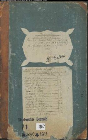 Belegakten zum Heiratsregister der katholischen Universitäts- und Jesuitengemeinde Paderborn, Kreis Paderborn (1811)