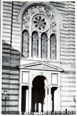 Karlsruhe, KA; Synagoge in der Kronenstraße, Eingang