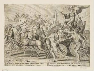 Triumph der Zeit, Blatt 5 der Folge "Triumphe des Petrarca"