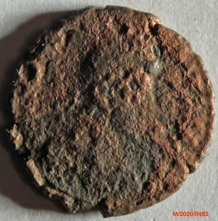 Römische Münze, Nominal Maiorina, Prägeherr Theodosianische Dynastie, Prägeort nicht bestimmbar, Original