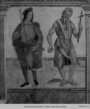 Freskenzyklus : Die Heiligen Rochus und Hieronymus