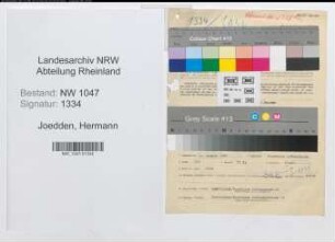 Entnazifizierung Hermann Joedden , geb. 10.08.1899 (Buchhalter)