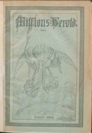 Nr. 1. Neunter Jahrgang. Januar 1909.