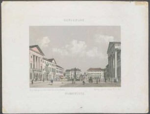 Carlsruhe. Marktplatz.