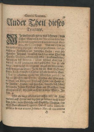 Ander Theil dieses Tractats.