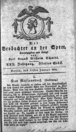5. Stueck, 31. Januar 1831