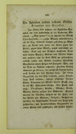 Die Aglabiden erobern vollends Sicilien