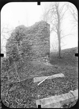 Herrmannsacker. Ruine der Ebersburg (um 1181)
