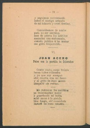 VI. Juan Acero