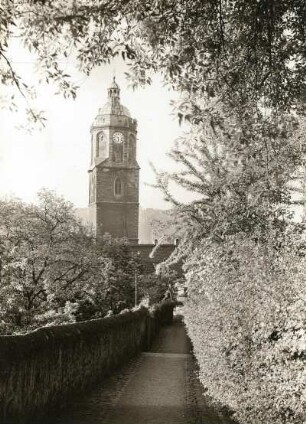 Frauenkirche von den Frauenstufen aus gesehen