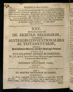 772-777, Cap. I. De Arbitris Necessariis in Genere.
