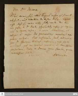 Brief von August Hermann Francke an Joachim Lange.