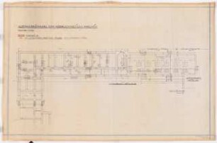Reichsluftfahrtministerium, Berlin (Vorgängerbauten): ehemaliges Kriegsministerium: Reichsarchiv: Abriss Grundriss 1:100