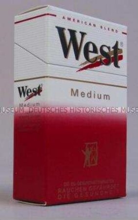 Zigarettenschachtel (Attrappe) "West Medium"