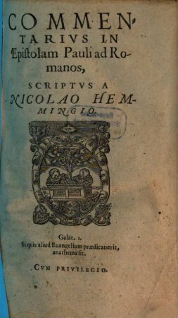 Commentarius in epistolam Pauli ad Romanos