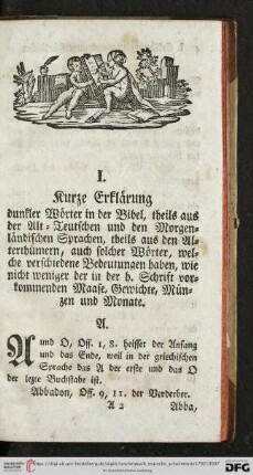 I. Kurze Erklärung
