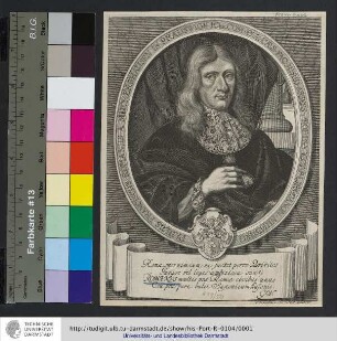 Paulus Franciscus Romanus A Muckershausen In Prauswigk. Ictus. Com. Pal. Cæs. Fac. Jurid. Assess. Prof. Pandect. P. Lips. Canon. Numburg. / Christian Romstet sculpsit