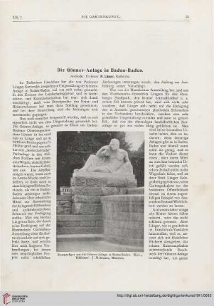 13: Die Gönner-Anlage in Baden-Baden : Architekt: Professor M. Läuger