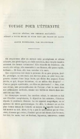 Voyage pour l'éternité