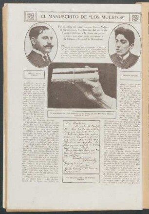 El manuscrito de "Los Muertos"
