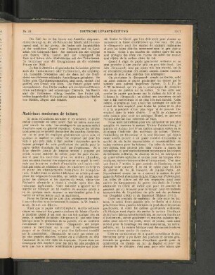 Matériaux modernes de toiture.