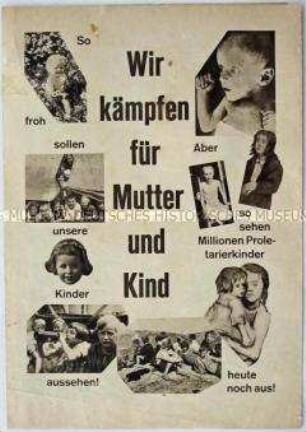 Flugschrift der SPD mit Mitgliederwerbung