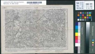 Karte von Frankreich 1:80.000. Gruppe II: Sens 81 D. [Kartographische Abtheilung der Königl. Preuss. Landes-Aufnahme]