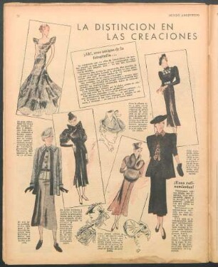 La distinción en las creaciones [Dibujos]