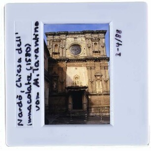 Nardò, Chiesa dell'Immacolata