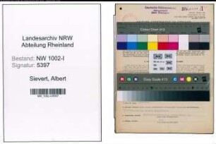 Entnazifizierung Albert Sievert, geb. 18.03.1910 (Arbeiter)