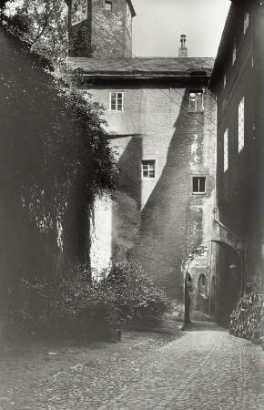 Greiz, Oberes Schloss : Greiz. Oberes Schloss. Schlosshof