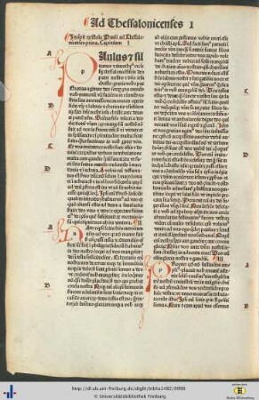Epistola Pauli ad Thessalonicenses prima